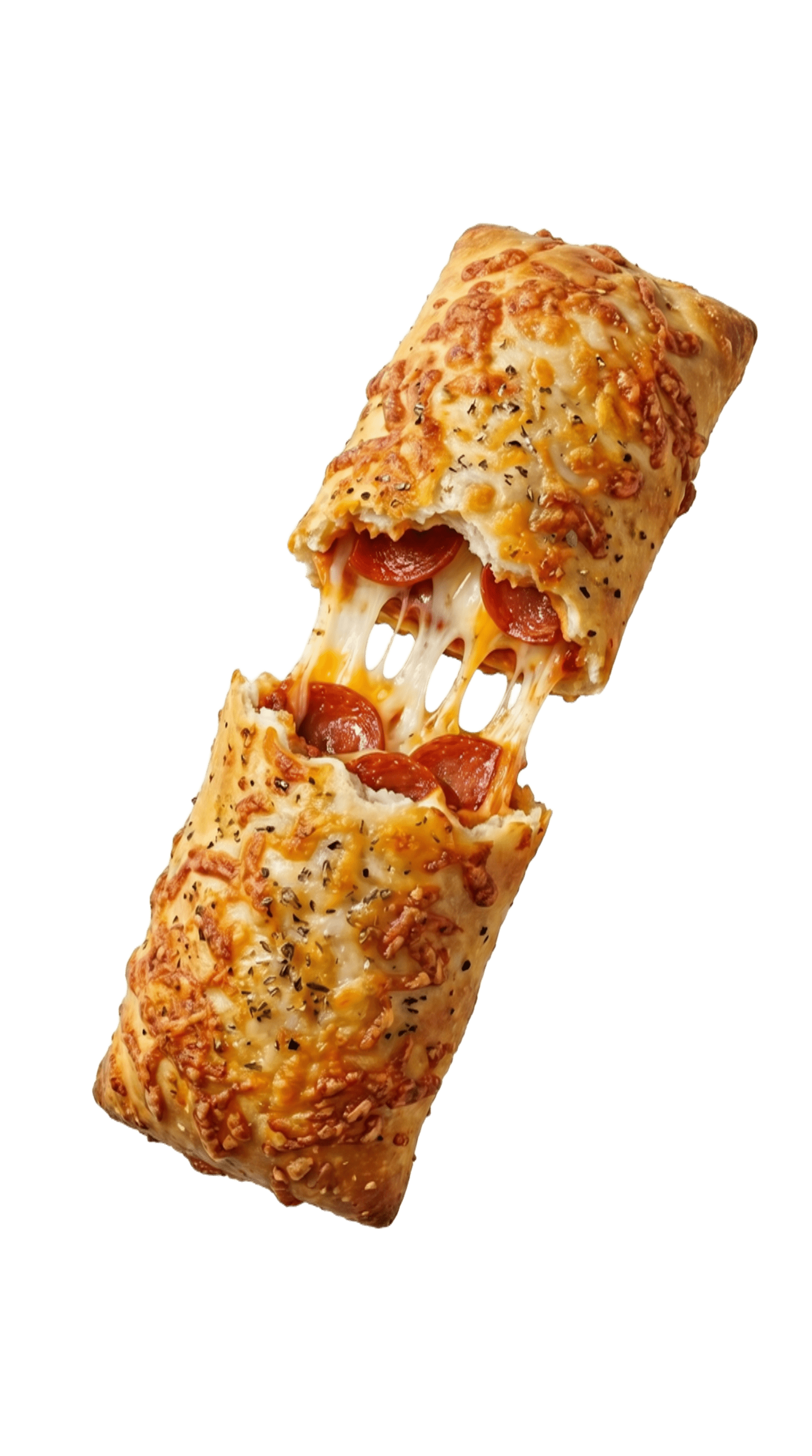 La mascota de Hot Rolls flotando